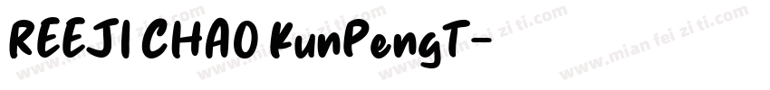 REEJI CHAO KunPengT字体转换